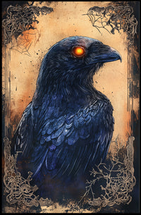 The Enigmatic Raven Poster