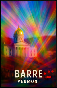 Barre, Vermont A Colorful Perspective Poster