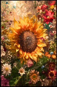 Sunlit Symphony William Morris Art Poster