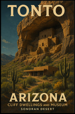 Tonto Cliff Dwellings And Museum Poster