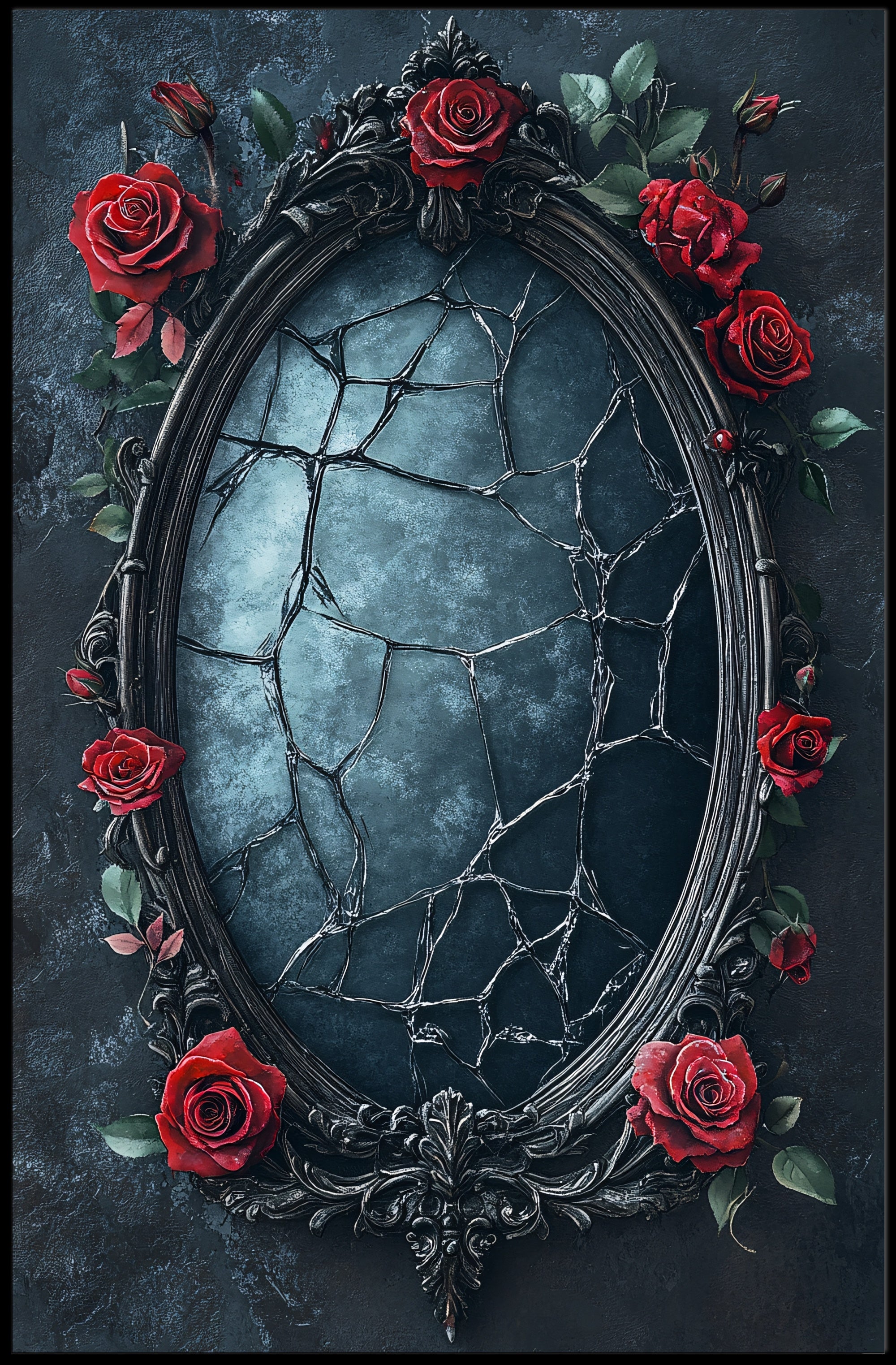 Reflections Of Elegance And Decay Poster