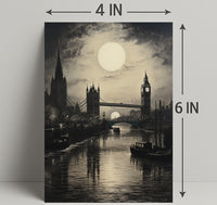 Moonlit London Poster