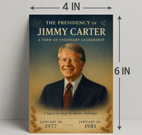 Jimmy Carter Presidential Tribute Photo Tribute Poster PosterGoat