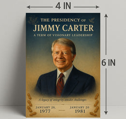 Jimmy Carter Presidential Tribute Photo Tribute Poster PosterGoat