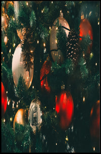 Festive Christmas Tree Poster