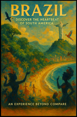 Discover Brazil Poster