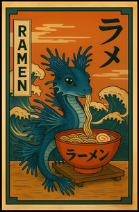 Ramen Dragon Delight Poster