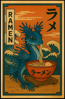 Ramen Dragon Delight Poster