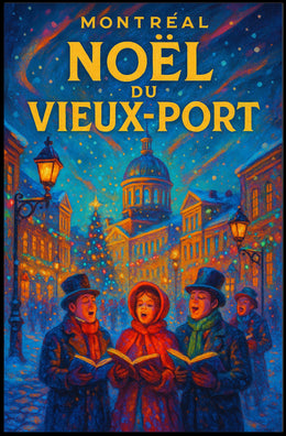 Noël Du Vieux-Port De Montréal Poster