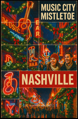 Music City Mistletoe Poster