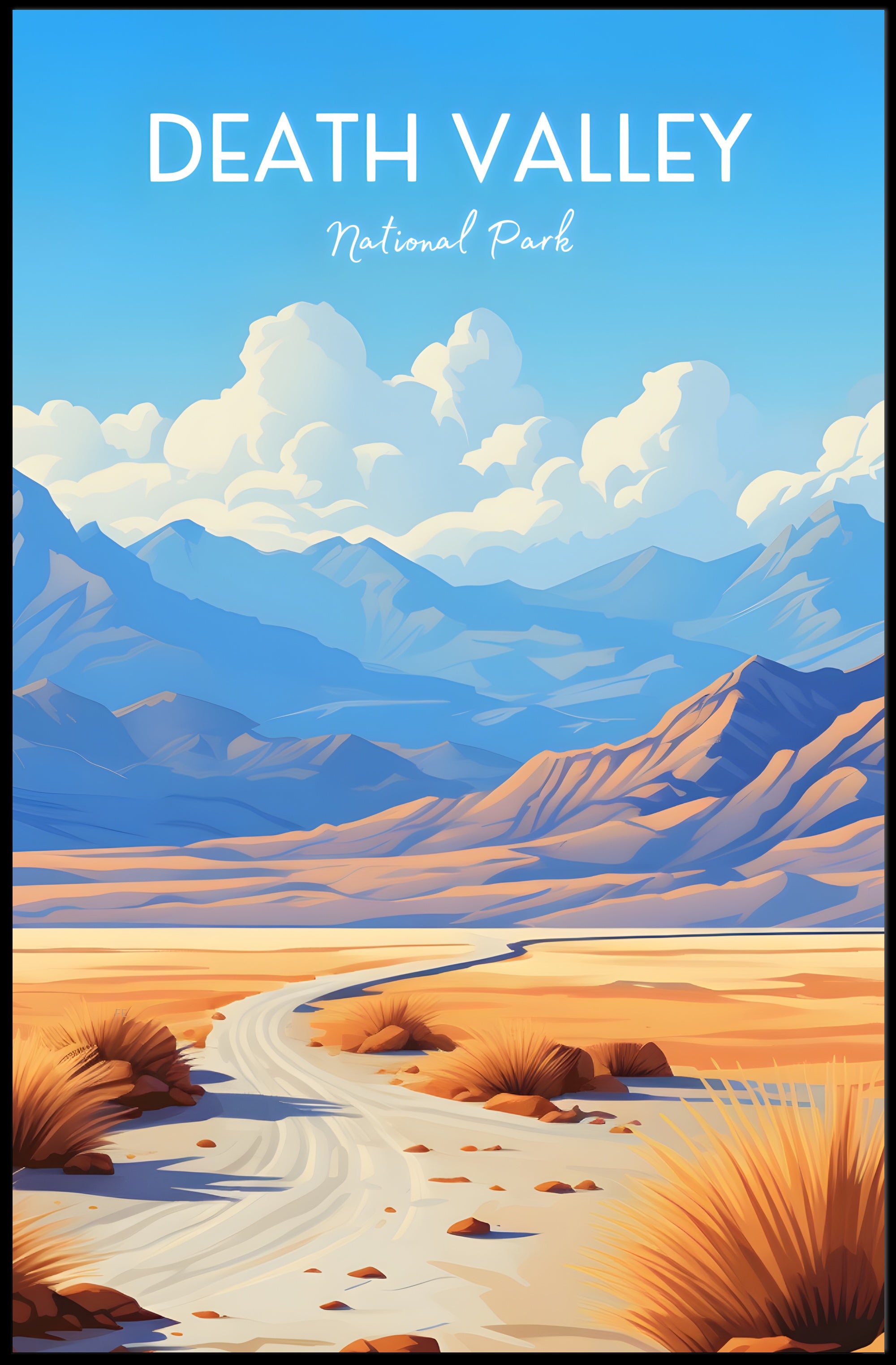 Death Valley National Park Adventure National Park Poster