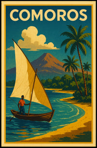 Comoros Island Paradise Poster