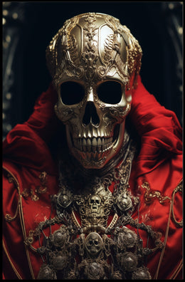 Regal Skull Artistry Poster PosterGoat