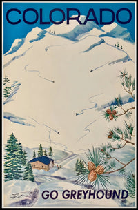 Colorado Ski Adventure Poster