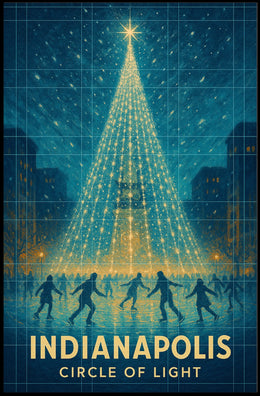 Indianapolis Circle Of Light Poster