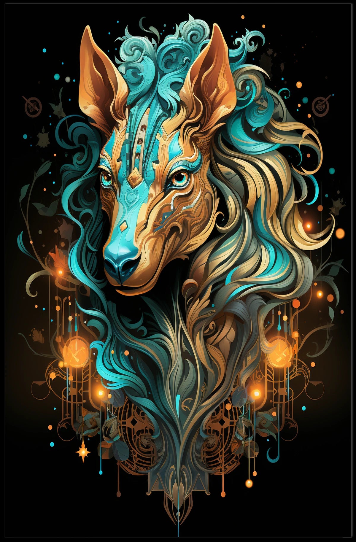 Mystical Canine Reverie