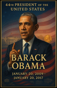 Barack Obama Patriotic Art Print Historical or Presidential Poster