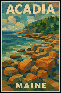 Acadia National Park Maine Poster