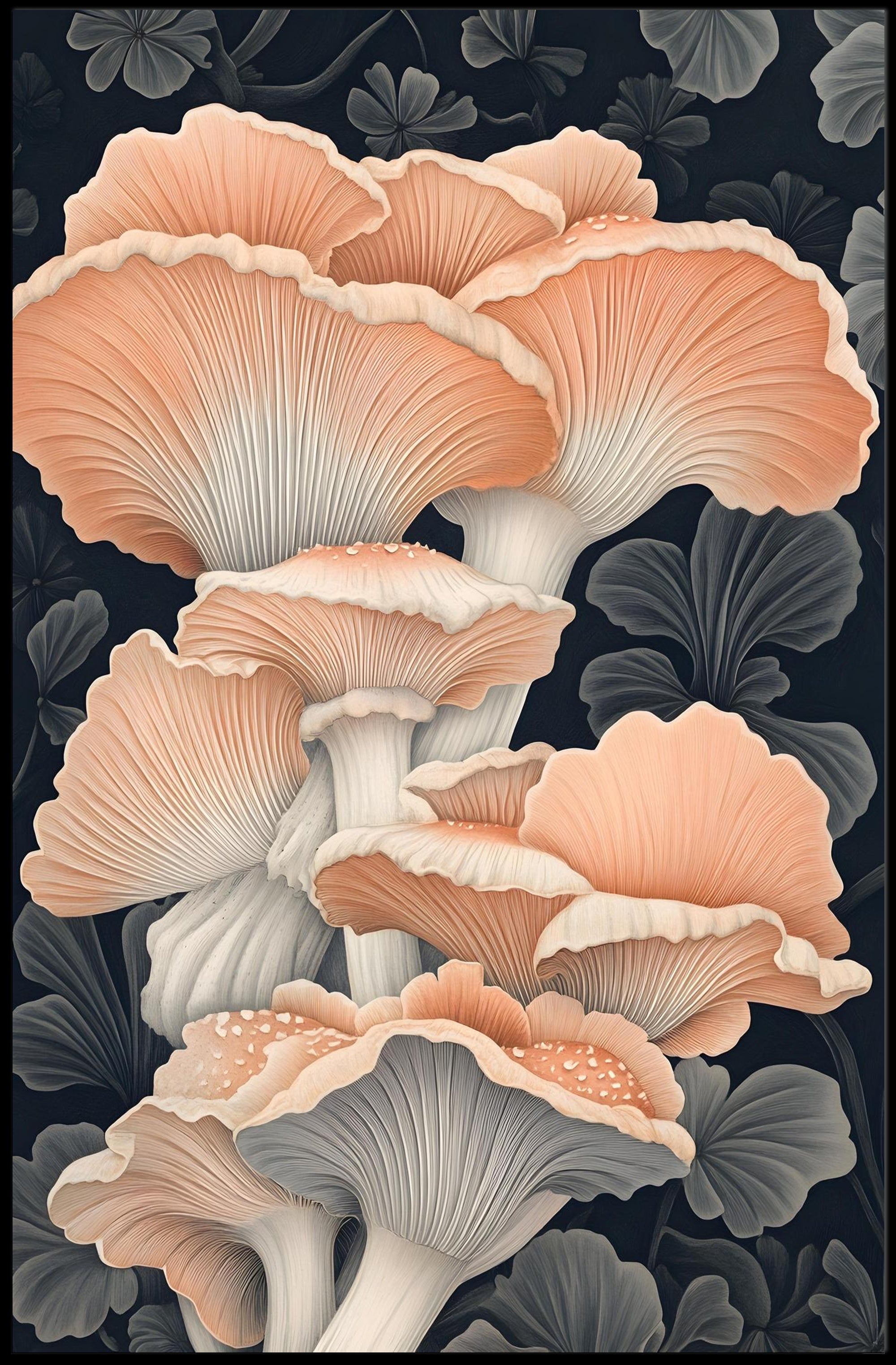 Enchanted Fungi Art Print Wall Decor