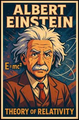 Albert Einstein Theory Of Relativity Poster