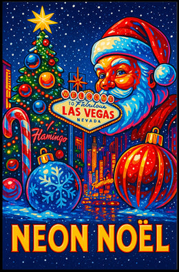 Neon Noël In Las Vegas Poster
