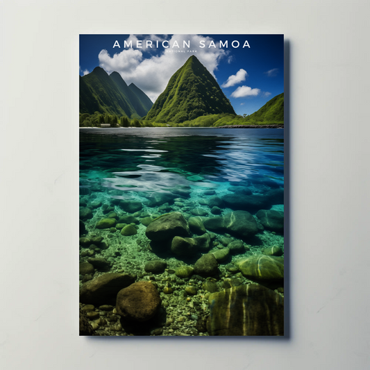 American Samoa National Park Travel Poster