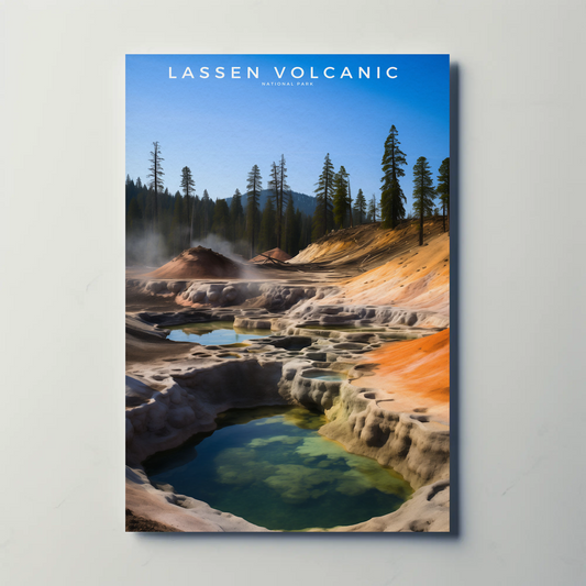 Lassen Volcanic National Park Poster