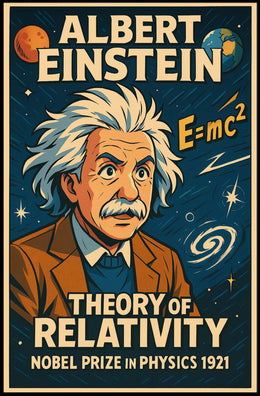 Albert Einstein Theory Of Relativity Poster