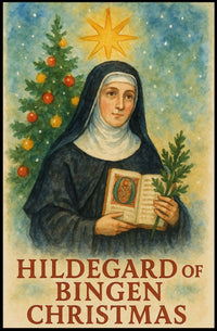 Hildegard of Bingen Christmas Art Print Cultural Poster
