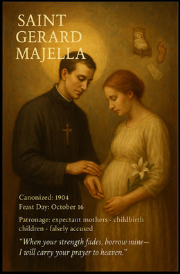 Saint Gerard Majella Religious Iconography Cultural or Heritage Poster