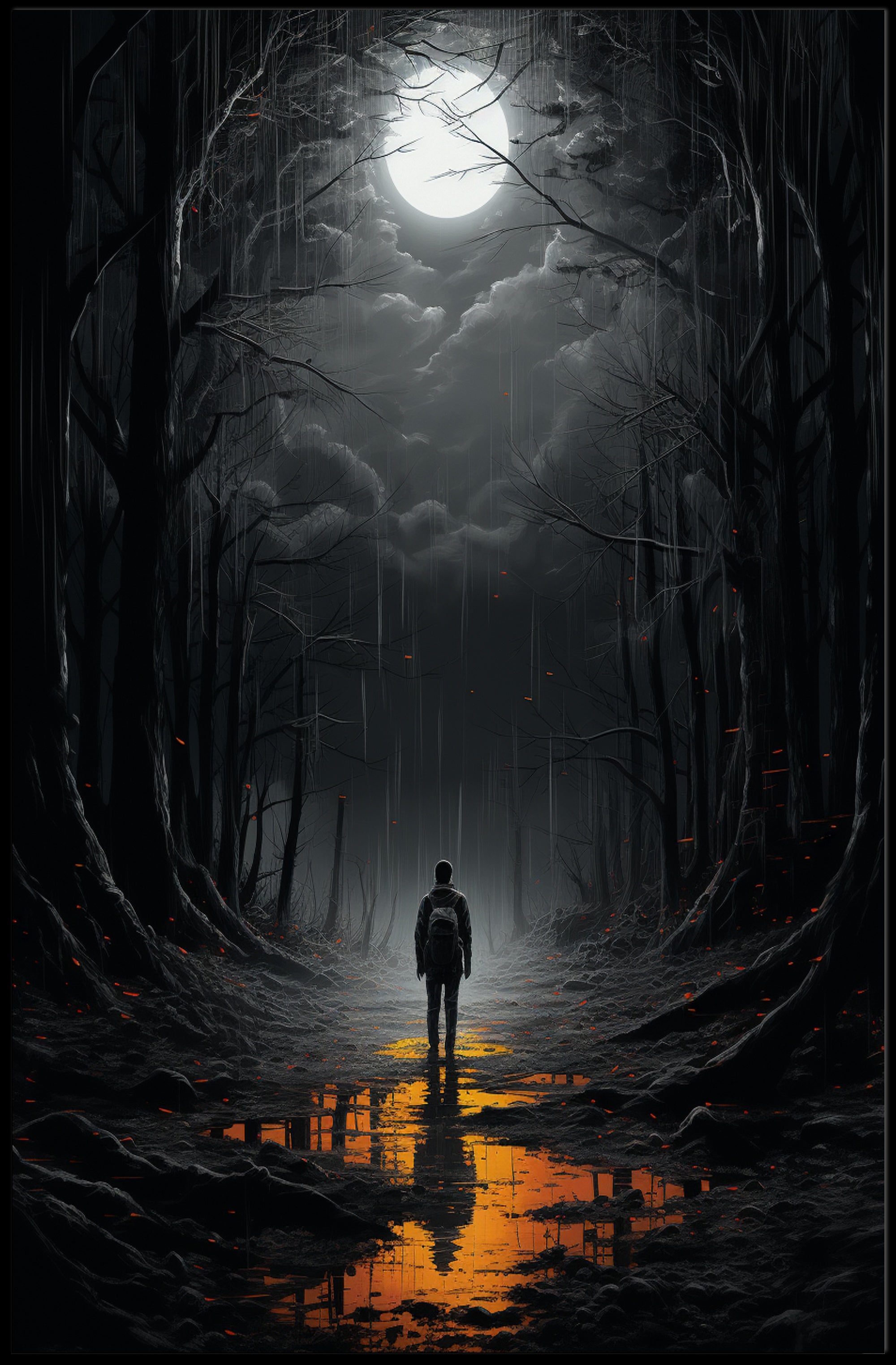 Moonlit Journey Poster