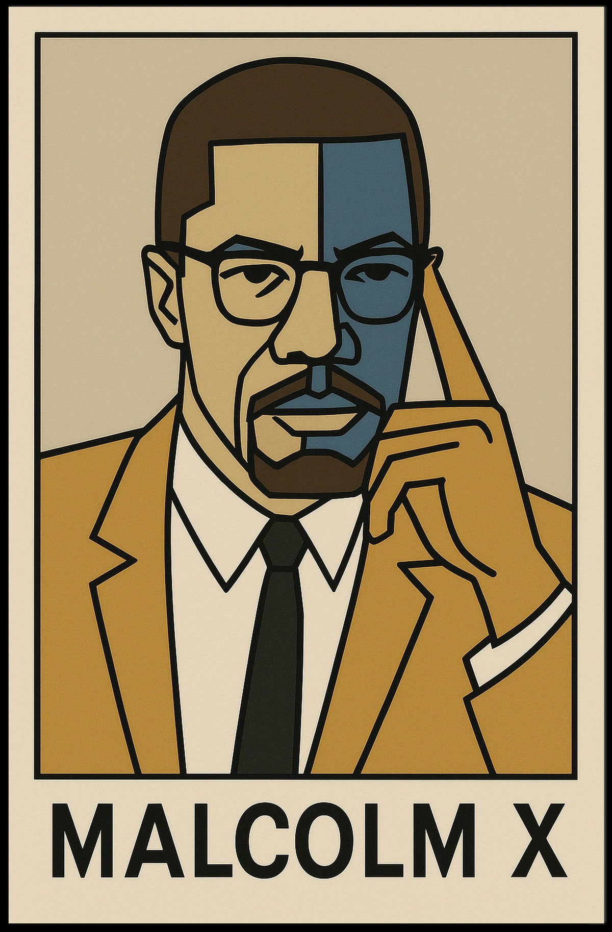 Malcolm X Poster