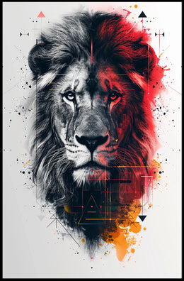 Majestic Lion Art Poster