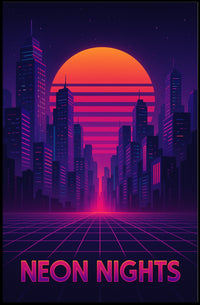 Neon Nights Poster