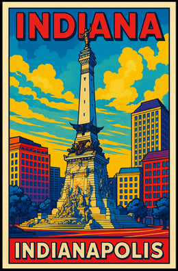 Indianapolis Monument Poster