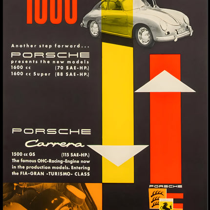 Introducing the New Porsche Models Poster