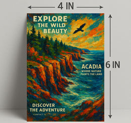 Explore the Wild Beauty of Acadia Poster PosterGoat