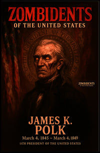 James K. Polk 11th President of the United States Zombidents Poster Series