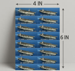 USS Harry S. Truman Aircraft Carrier Poster PosterGoat