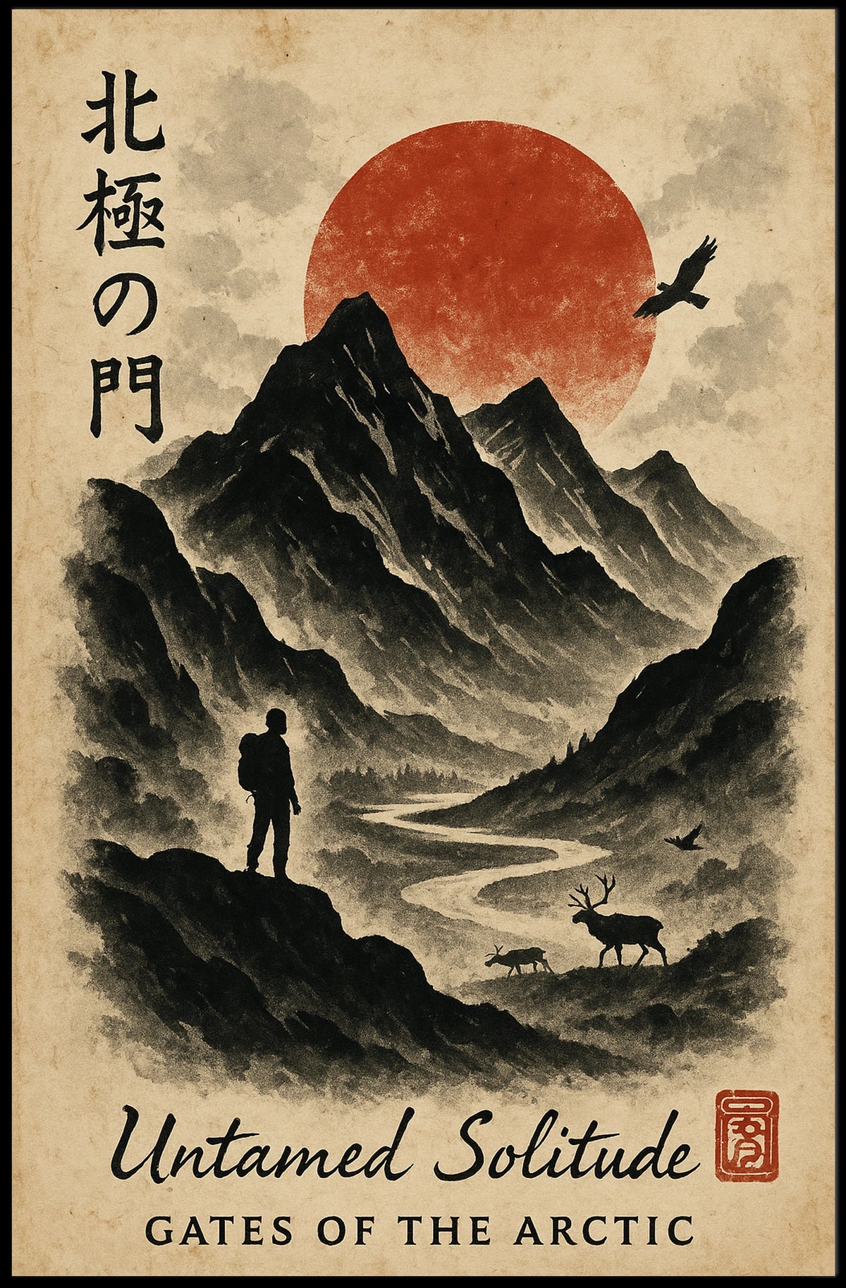 Untamed Solitude Gates of the Arctic Poster
