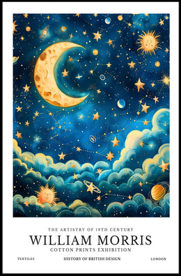 William Morris Cotton Prints Exhibition Poster