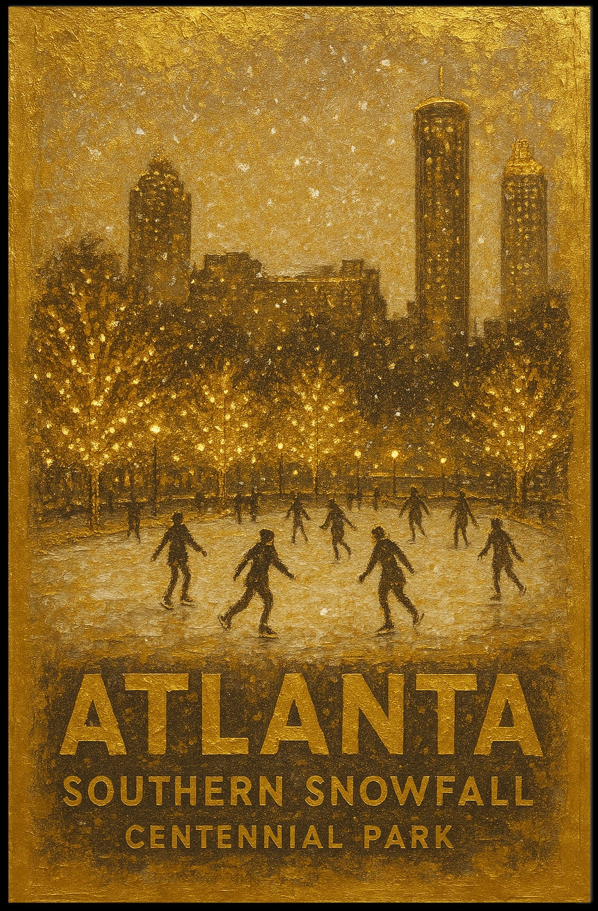 Atlanta Winter Wonderland Poster