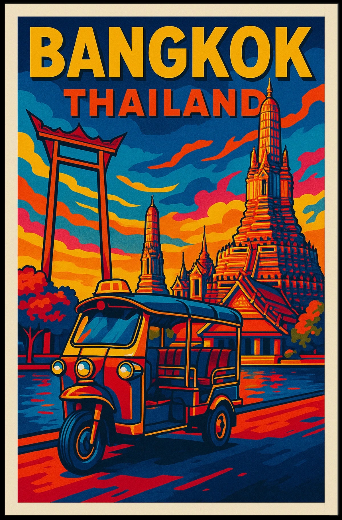Vibrant Bangkok Poster