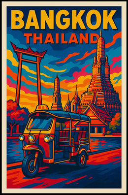 Vibrant Bangkok Poster