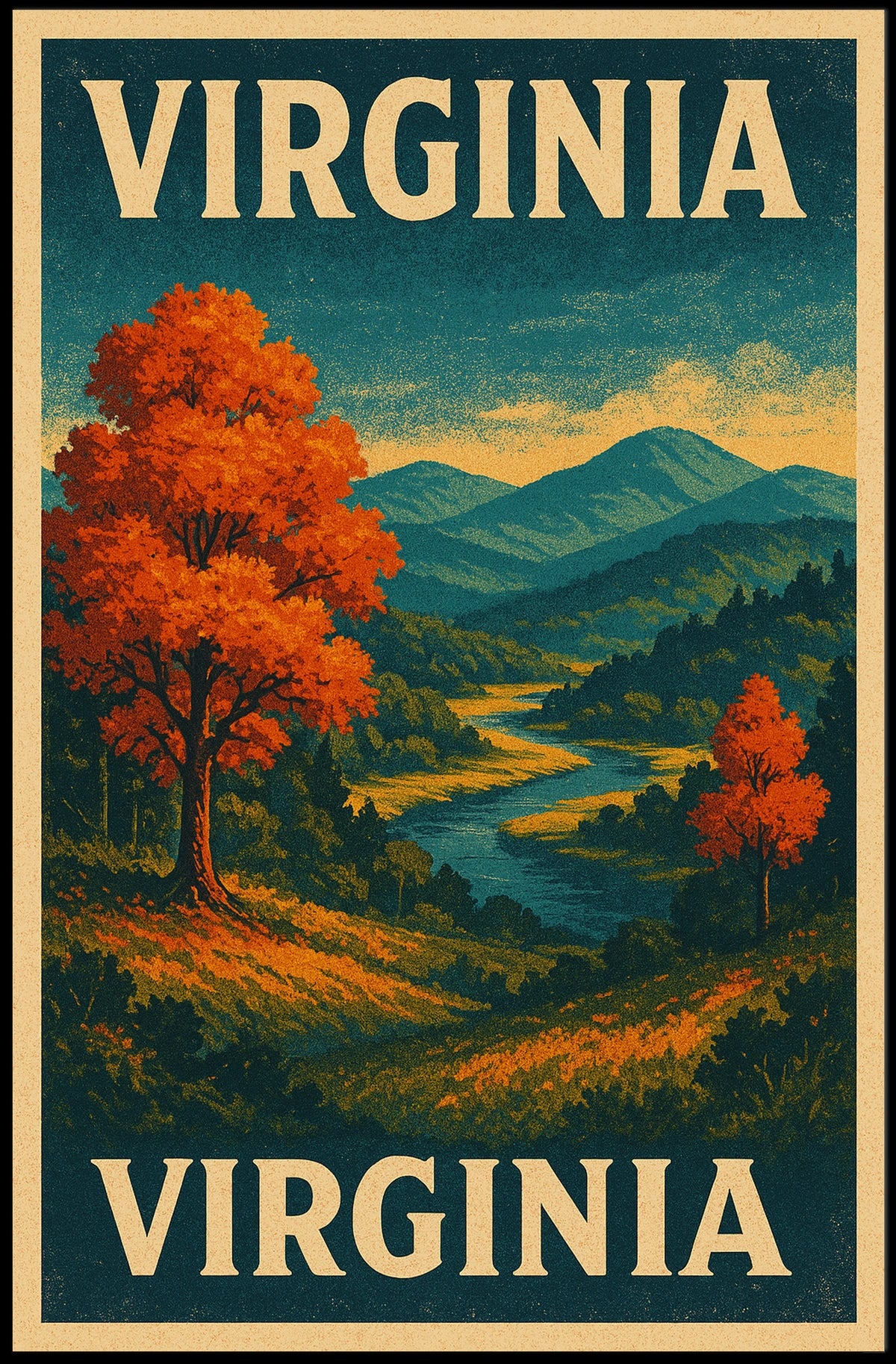 Virginia Landscape Poster