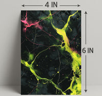 Neon Abstract Abstract Poster PosterGoat