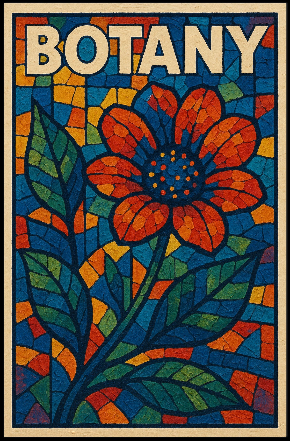 Vibrant Botany Poster