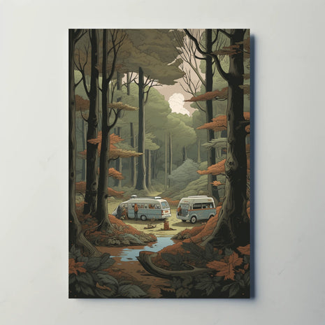 Serene Autumn Adventure Travel Poster