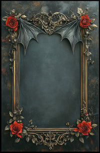 Gothic Elegance Frame Poster