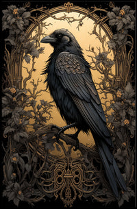 The Majestic Raven Poster